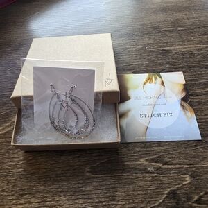 Silver Hoop Earrings